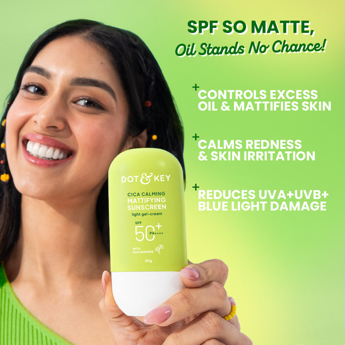 CICA CALMING MATTIFYING SUNSCREEN